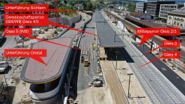 SBB: Ab 25. Juli 2022 halten Züge am Bahnhof Liestal an anderen Perrons