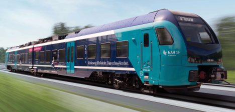 Innotrans 2022: Stadler und NAH.SH stellen den ersten batterieelektrischen Serientriebzug FLIRT Akku vor