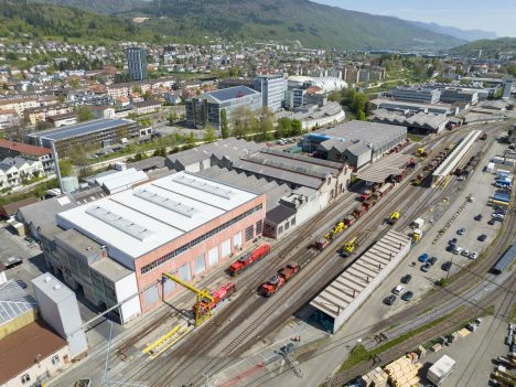 Die SBB erneuert ihr geschichtsträchtiges Werk in Biel