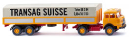 Pritschensattelzug «TRANSAG SUISSE» (Krupp 806) in 1:87