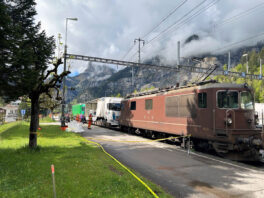 Bahnhof Kandersteg wegen Chemievorfall grossräumig abgesperrt