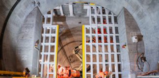 Instandsetzungsarbeiten Gotthard-Basistunnel Kurs Spurwechseltor_SBB CFF FFS Gian Baeriswyl_22 5 24