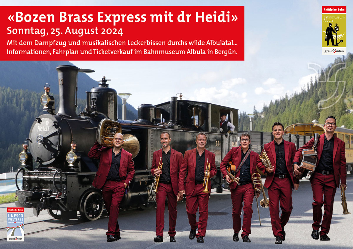 Bozen Brass Express RhB 11 Heidi 1_Bahnmuseum Albula_2024