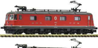 Fleischmann N 734124 734126 SBB Re 66 rot gruen_Modelleisenbahn GmbH_8 24