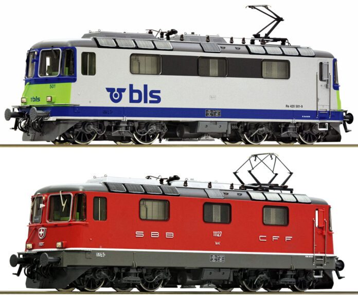 Roco H0 7500028 BLS 420 501 7500138 SBB Re 44 II rot 1 Serie_Modelleisenbahn GmbH_8 24