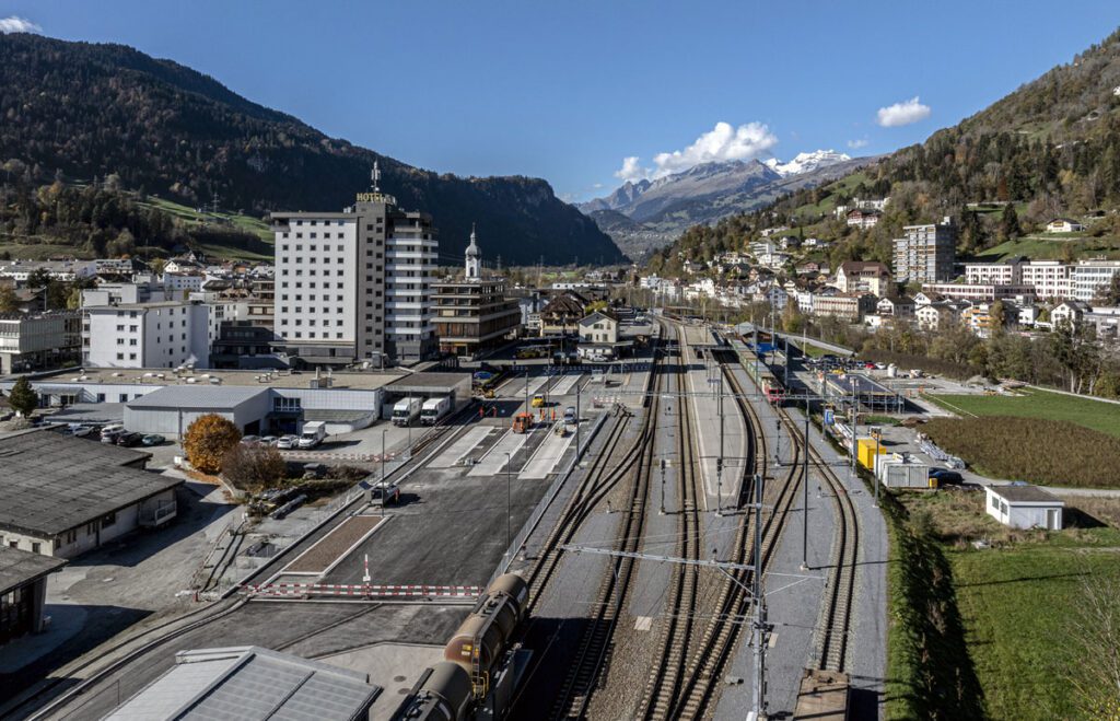 Areal-Bahnhof-Ilanz_RhB Andrea Badrutt_29 10 24