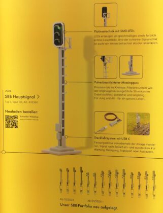 Schneider SBB H0 Hauptsignal 4_Sandro Hartmeier_12 10 24