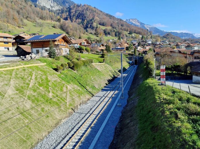 Strecke Meiringen Interlaken offen fertiges Trassee_ZB_14 11 24