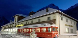 Bahnmuseum-Albula Aussenansicht Winter_Bahnmuseum-Albula