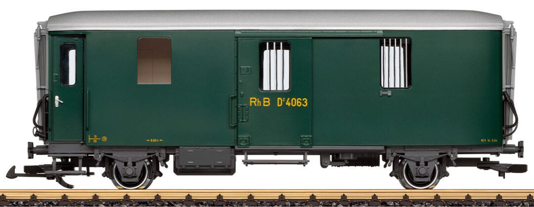 RhB Gepaeckwagen D2 4063 gruen 41843 IIm G_Maerklin_01 25